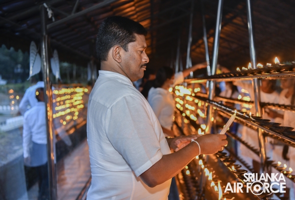 SLAF
CONDUCTS ANNUAL RELIGIOUS CEREMONY AT THE TEMPLE OF THE SACRED TOOTH IN
KANDY
