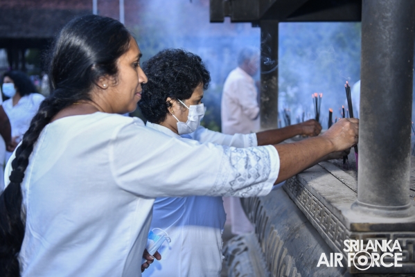 SLAF
CONDUCTS ANNUAL RELIGIOUS CEREMONY AT THE TEMPLE OF THE SACRED TOOTH IN
KANDY
