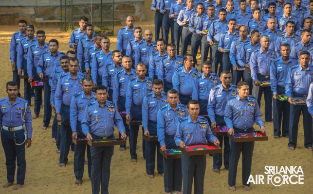 SLAF INVOKES THE BLESSINGS OF THE TRIPLE GEM WITH THE TRADITIONAL FLAG BLESSING AT THE SACRED