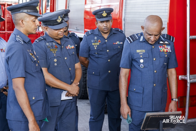 ANNUAL COMMANDER’S INSPECTION AT SLAF BASE KATUNAYAKE