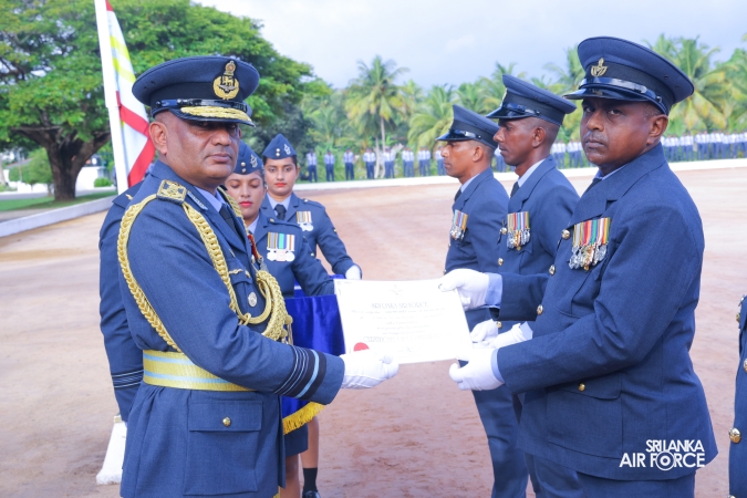 ANNUAL COMMANDER’S INSPECTION AT SLAF BASE KATUNAYAKE