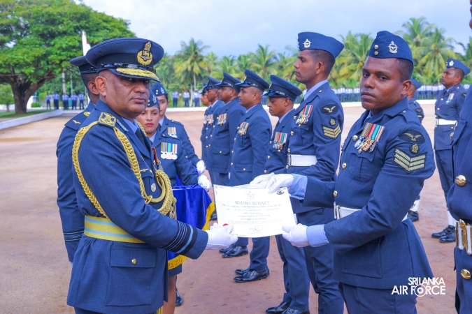 ANNUAL COMMANDER’S INSPECTION AT SLAF BASE KATUNAYAKE