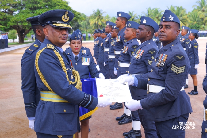 ANNUAL COMMANDER’S INSPECTION AT SLAF BASE KATUNAYAKE