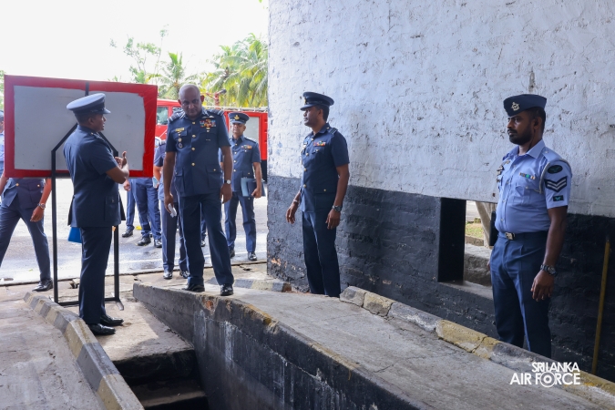 ANNUAL COMMANDER’S INSPECTION AT SLAF BASE KATUNAYAKE