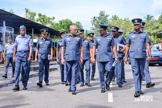 ANNUAL COMMANDER’S INSPECTION AT SLAF BASE KATUNAYAKE