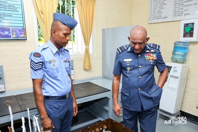 ANNUAL COMMANDER’S INSPECTION AT SLAF BASE KATUNAYAKE