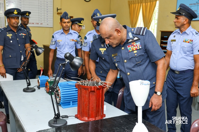 ANNUAL COMMANDER’S INSPECTION AT SLAF BASE KATUNAYAKE