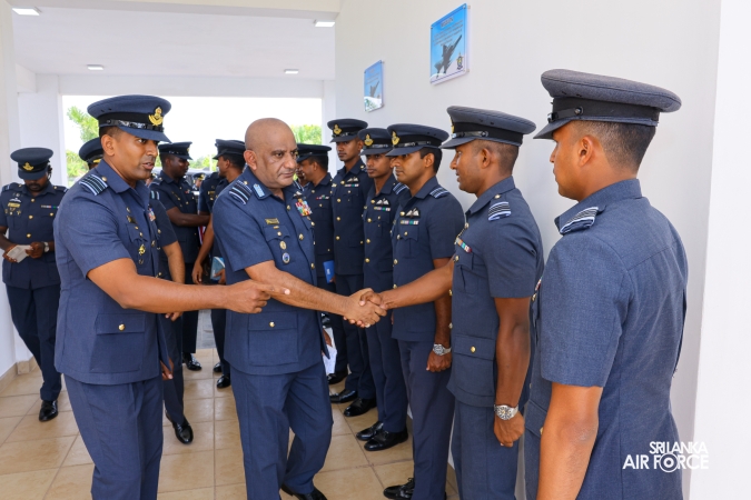 ANNUAL COMMANDER’S INSPECTION AT SLAF BASE KATUNAYAKE