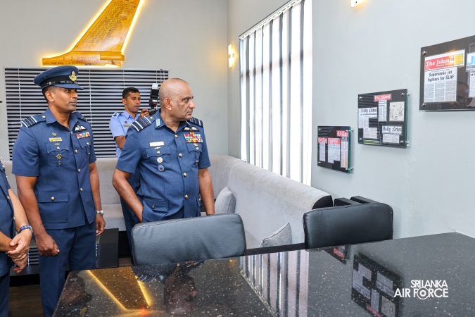 ANNUAL COMMANDER’S INSPECTION AT SLAF BASE KATUNAYAKE