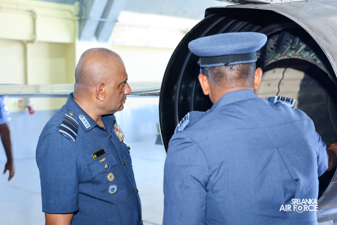 ANNUAL COMMANDER’S INSPECTION AT SLAF BASE KATUNAYAKE