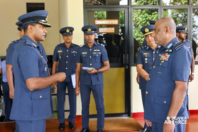 ANNUAL COMMANDER’S INSPECTION AT SLAF BASE KATUNAYAKE