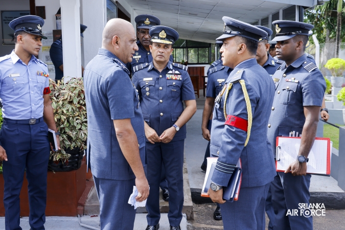 ANNUAL COMMANDER’S INSPECTION AT SLAF BASE KATUNAYAKE