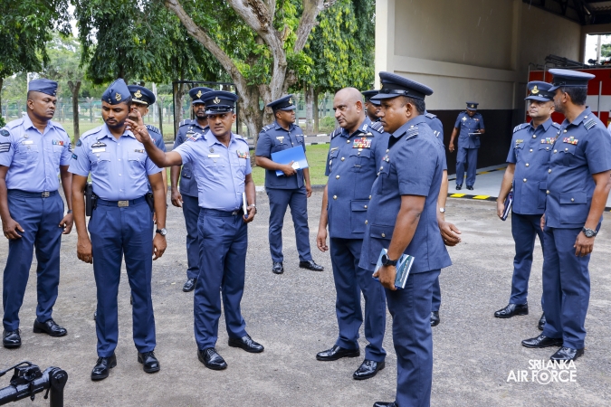 ANNUAL COMMANDER’S INSPECTION AT SLAF BASE KATUNAYAKE