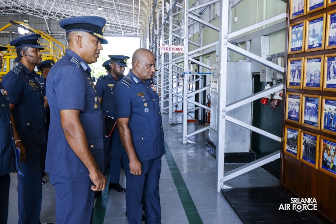ANNUAL COMMANDER’S INSPECTION AT SLAF BASE KATUNAYAKE