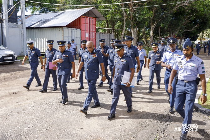 ANNUAL COMMANDER’S INSPECTION AT SLAF BASE KATUNAYAKE