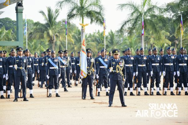 SLAF ESTABLISHMENTS HONOURED WITH STANDARDS