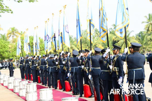 SLAF ESTABLISHMENTS HONOURED WITH STANDARDS