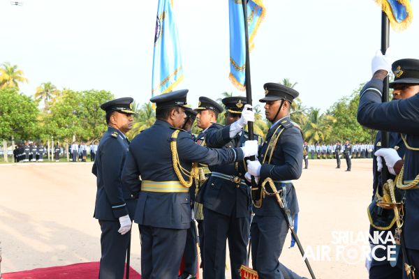 SLAF ESTABLISHMENTS HONOURED WITH STANDARDS