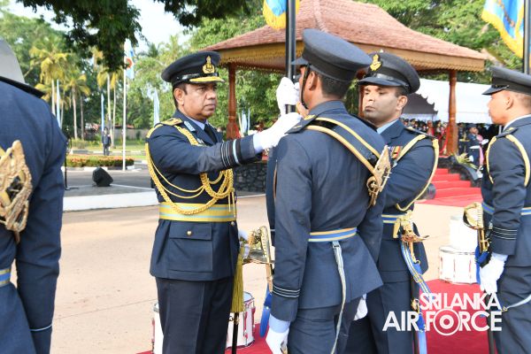 SLAF ESTABLISHMENTS HONOURED WITH STANDARDS