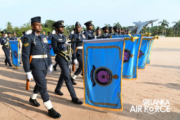 SLAF ESTABLISHMENTS HONOURED WITH STANDARDS