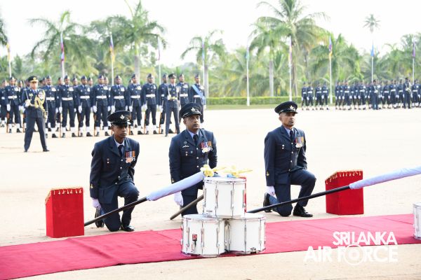 SLAF ESTABLISHMENTS HONOURED WITH STANDARDS