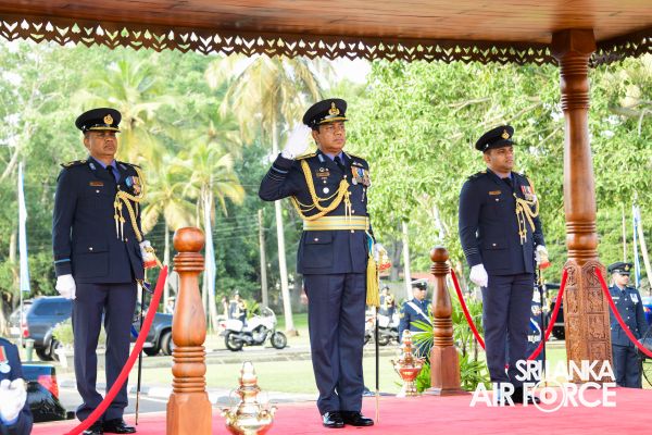 SLAF ESTABLISHMENTS HONOURED WITH STANDARDS