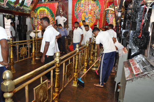 Shramadana At Kathargama Maha Devala By Slaf Station Weerawila