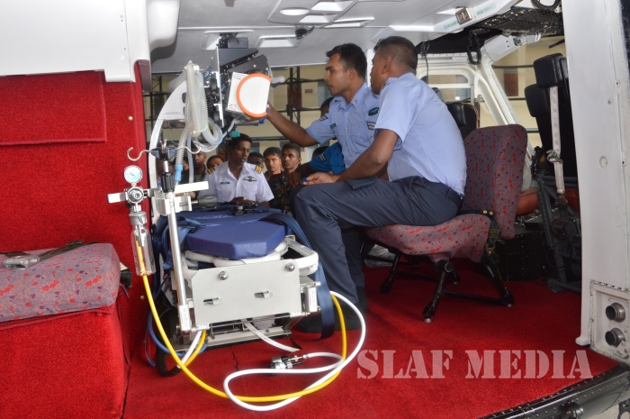 SLAF Air Ambulance for Sri Lanka Test Opener Kaushal Silva