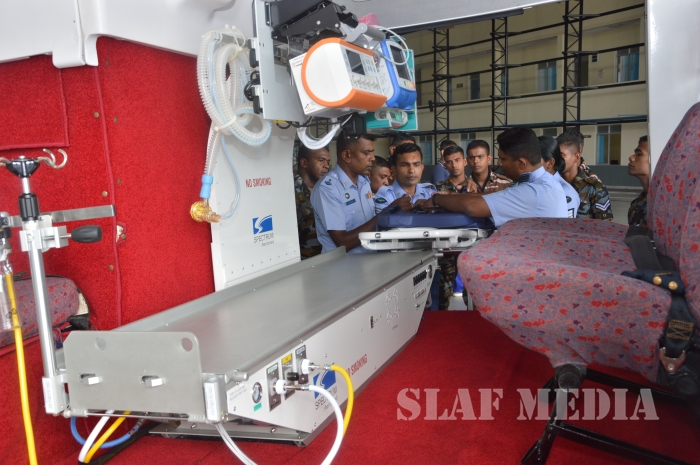 SLAF Air Ambulance for Sri Lanka Test Opener Kaushal Silva