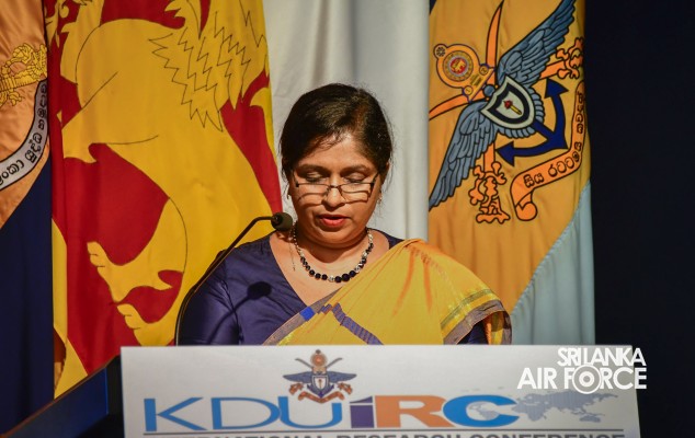 SLAF COMMANDER CHAIRS THE INTERNATIONAL RESEARCH CONFERENCE AT KDU