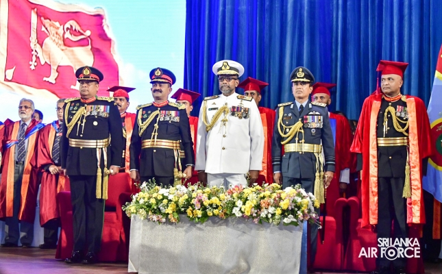 34TH GENERAL
CONVOCATION OF GENERAL SIR JOHN KOTELAWALA DEFENCE UNIVERSITY CONCLUDES
AT THE BMICH