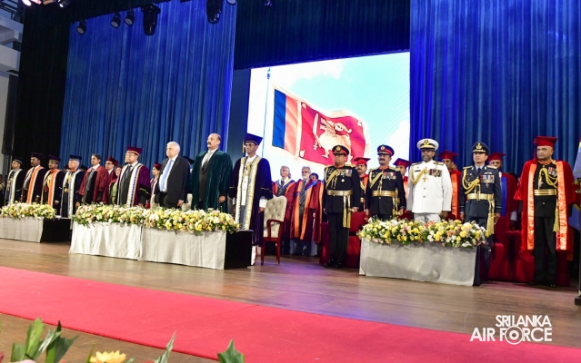 34TH GENERAL
CONVOCATION OF GENERAL SIR JOHN KOTELAWALA DEFENCE UNIVERSITY CONCLUDES
AT THE BMICH