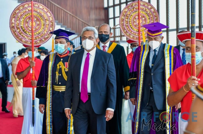 GENERAL CONVOCATION OF KOTHALAWALA DEFENCE UNIVERSITY -2020
CEREMONIALLY CONCLUDED.