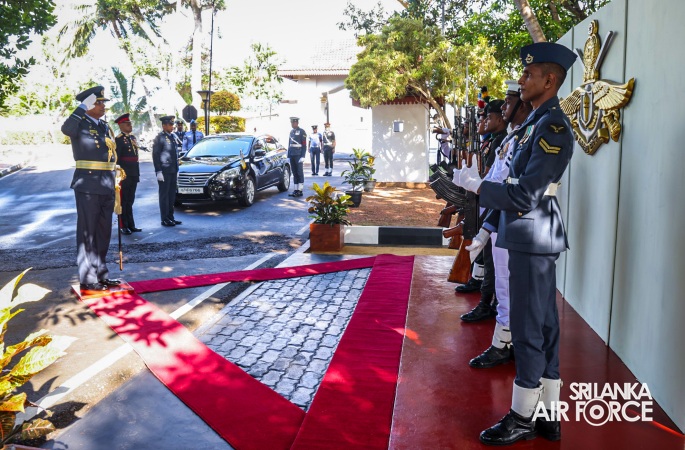 AIR VICE MARSHAL INDIKA WICKRAMASINGHE ASSUMES DUTIES THE VICE CHANCELLOR OF GENERAL SIR JOHN KOTELAWALA DEFENCE UNIVERSITY