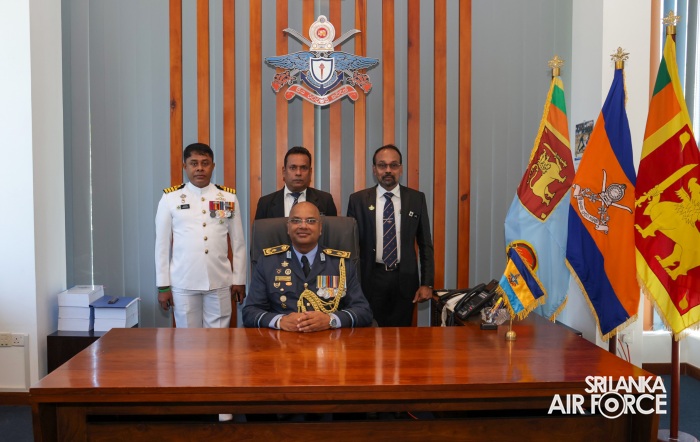 AIR VICE MARSHAL INDIKA WICKRAMASINGHE ASSUMES DUTIES THE VICE CHANCELLOR OF GENERAL SIR JOHN KOTELAWALA DEFENCE UNIVERSITY