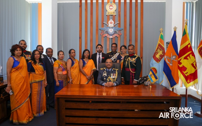 AIR VICE MARSHAL INDIKA WICKRAMASINGHE ASSUMES DUTIES THE VICE CHANCELLOR OF GENERAL SIR JOHN KOTELAWALA DEFENCE UNIVERSITY