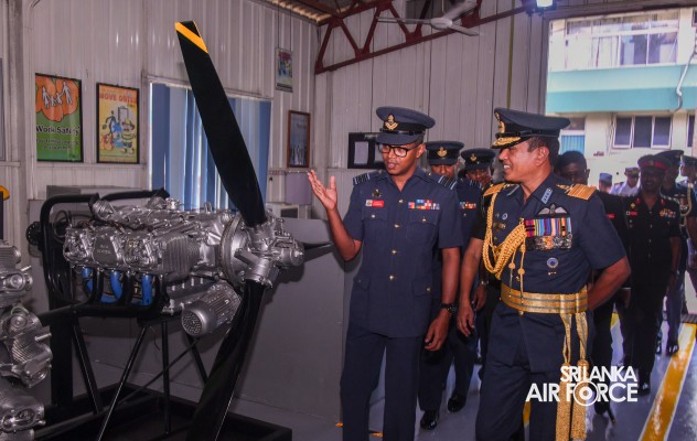 THE
COMMANDER OF THE AIR FORCE IS INDUCTED TO THE HALL OF FAME AT KDU