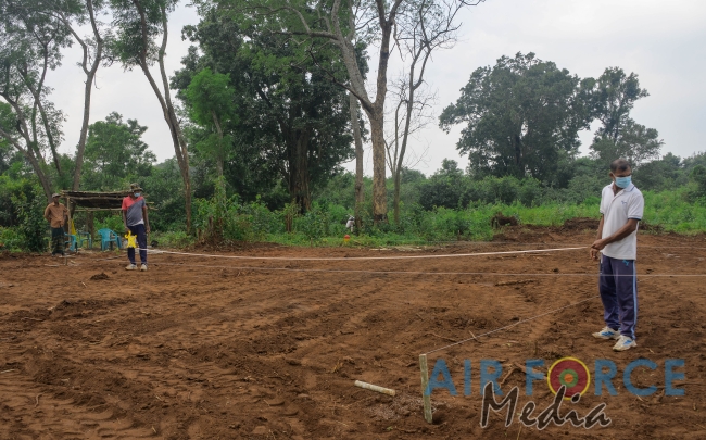 SLAF COMMENCE RENOVATION PROJECT OF KANUGAHAWEWA VILLAGE IN KEBITHIGOLLEWA ANURADHAPURA