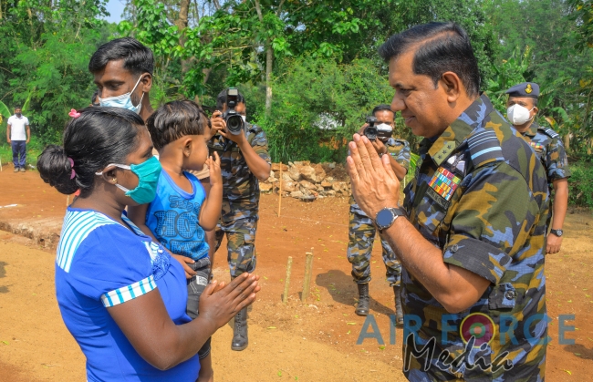 SLAF COMMENCE RENOVATION PROJECT OF KANUGAHAWEWA VILLAGE IN KEBITHIGOLLEWA ANURADHAPURA