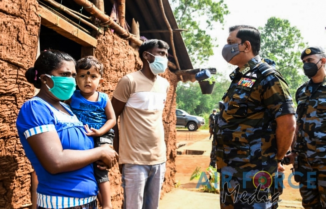SLAF COMMENCE RENOVATION PROJECT OF KANUGAHAWEWA VILLAGE IN KEBITHIGOLLEWA ANURADHAPURA