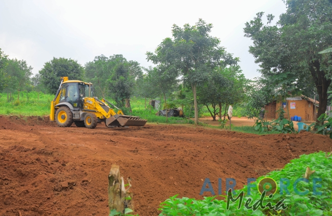 SLAF COMMENCE RENOVATION PROJECT OF KANUGAHAWEWA VILLAGE IN KEBITHIGOLLEWA ANURADHAPURA