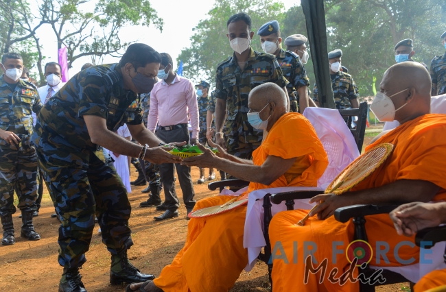 SLAF COMMENCE RENOVATION PROJECT OF KANUGAHAWEWA VILLAGE IN KEBITHIGOLLEWA ANURADHAPURA