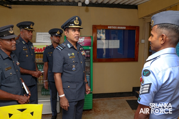 COMMANDER’S INSPECTION OF SLAF STATION KOGGALA