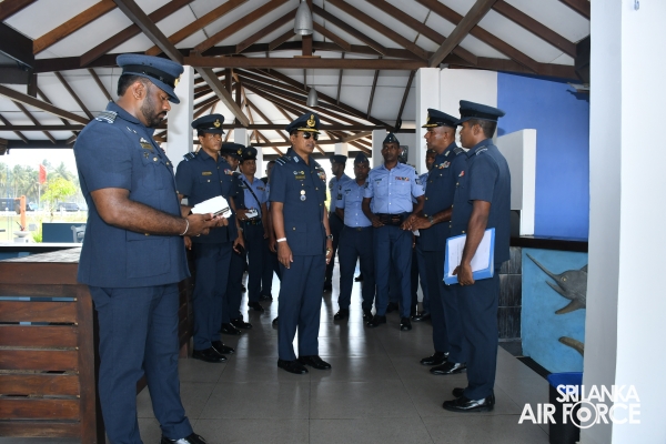 COMMANDER’S INSPECTION OF SLAF STATION KOGGALA