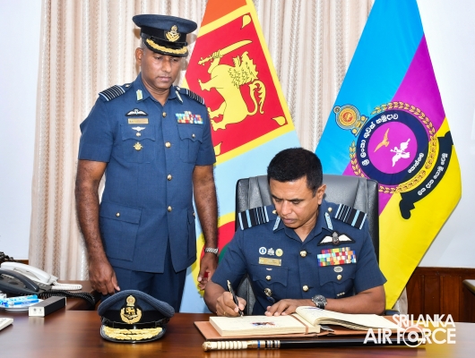 COMMANDER’S INSPECTION OF SLAF STATION KOGGALA