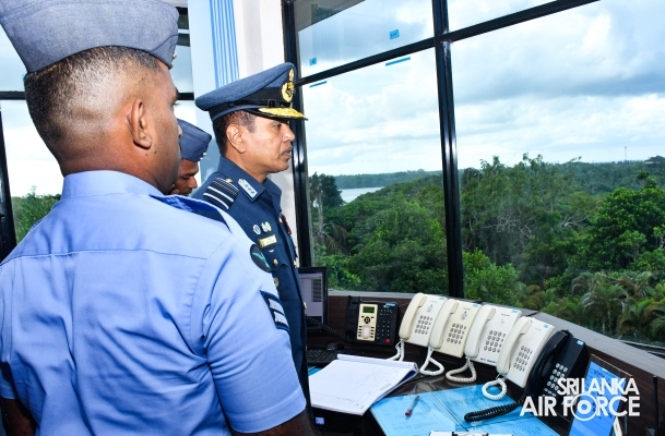 COMMANDER’S INSPECTION OF SLAF STATION KOGGALA