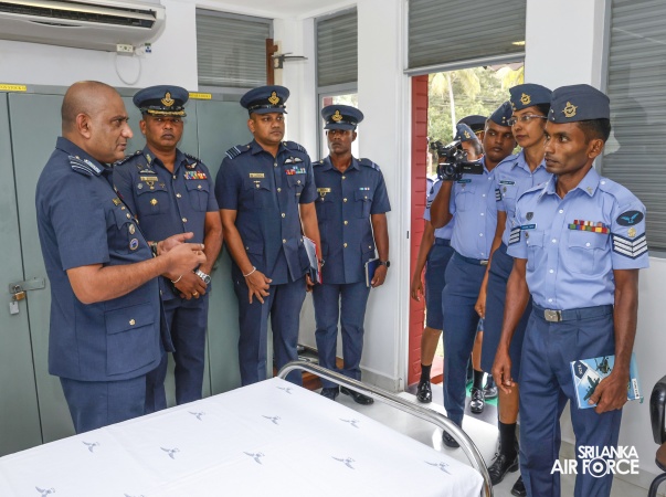 COMMANDER’S INSPECTION OF SLAF STATION KOGGALA