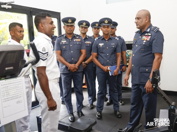 COMMANDER’S INSPECTION OF SLAF STATION KOGGALA