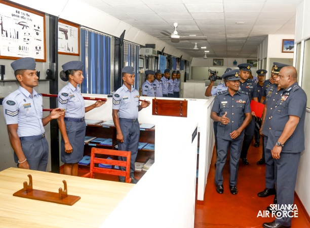 COMMANDER’S INSPECTION OF SLAF STATION KOGGALA