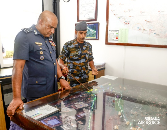 COMMANDER’S INSPECTION OF SLAF STATION KOGGALA